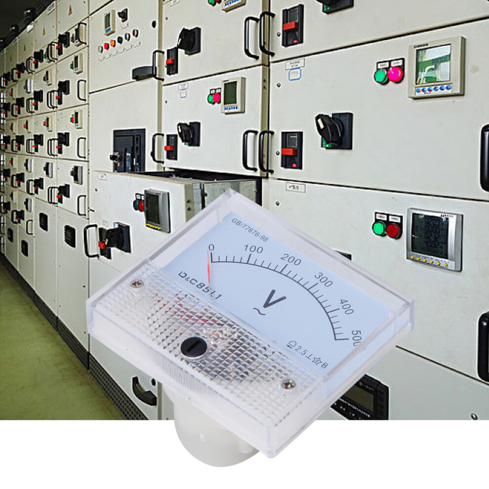 Ac Pointer Voltmeter 0-500V, High Accuracy, Compact & Lightweight 6951363397945