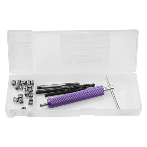 M6*1.0 Car Engine Thread Repair Insert Kit - Stainless Steel Durable Tool 1