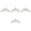 4Pcs Tiara För Bröllop Kvinnor Huvudprydnad 11
