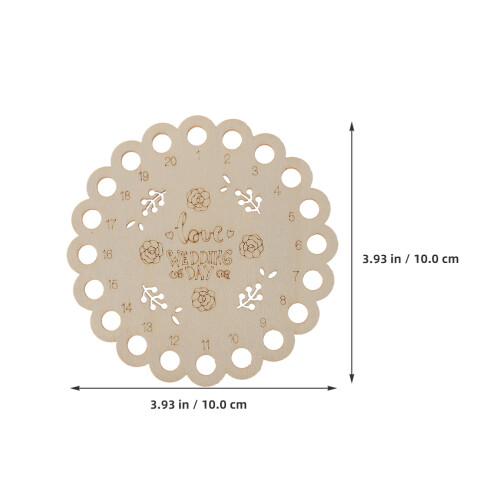 10Pcs Trådorganizer: Rund 10 Cm Med 20 Hål För 1