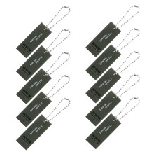 10Pcs Överlevnadsflöjt Trehålsdesign Vattenfast