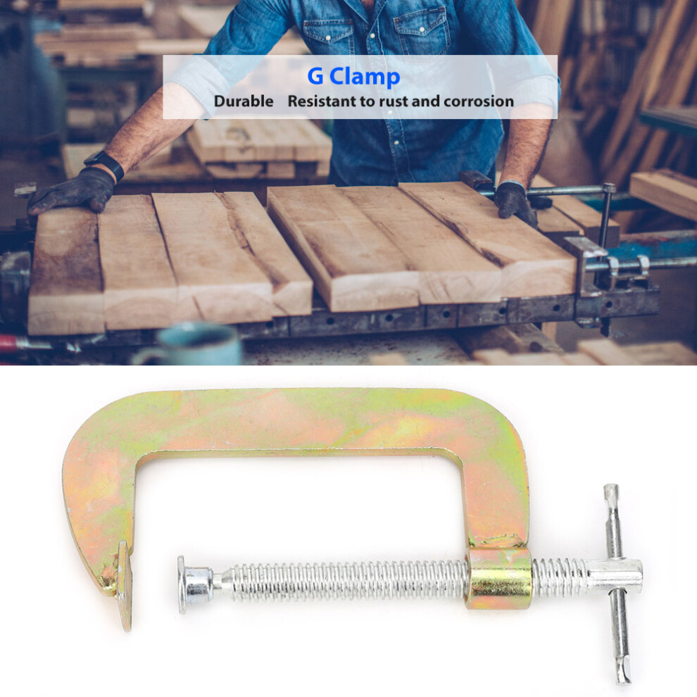 2 Inch G Clamps 3-Piece Set For Woodworking Welding And Carpentry Tasks 5061363398543