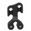 Bow String Roller Separator Aluminum Alloy in Black for Archery 10mm Diameter 8