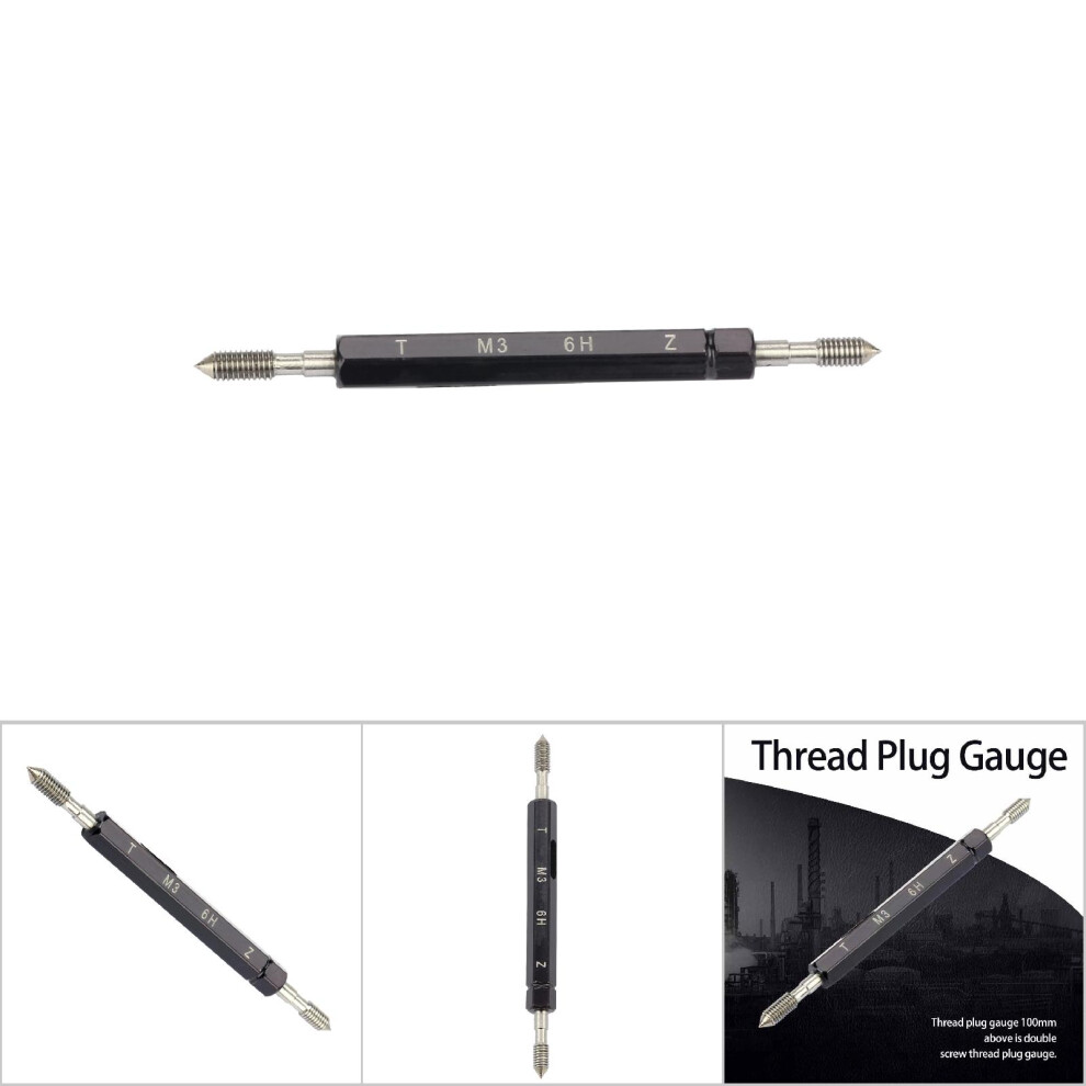 M3*0.5 High Quality Steel Thread Plug Gauge For Accurate Measurements 6941363398721