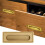 Messing-Einbau-Möbelgriff 1053812 mm, 96 mm 3