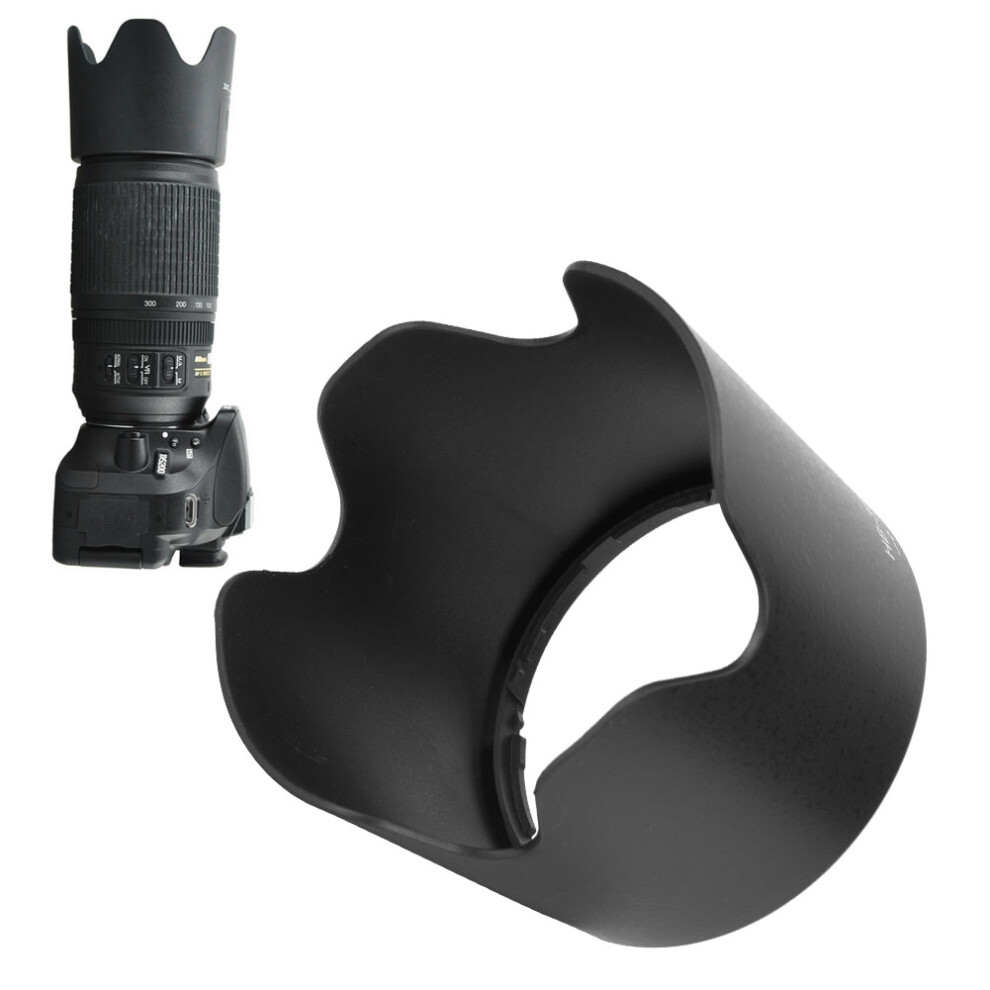 Hb-36 Abs Lens Hood Compatible With Nikon 70-300Mm F/4.5-5.6G Vr Camera Lens 9451363399651