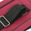 Single Layer Dark Red Canvas Sword Bag - Lightweight with Leather Ends 7