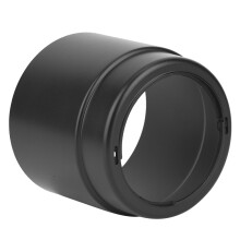 Gegenlichtblende für Canon EF 100mm f/2.8 Macro USM verhindert Lichtreflexe leicht schwarz