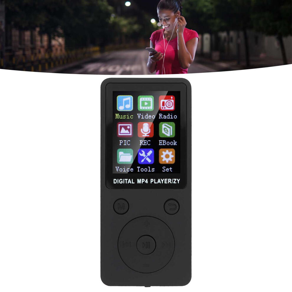 T1 Music Mp3 Mp4 Player 8G Bluetooth 32G Support 1.8" Black 8471363400998