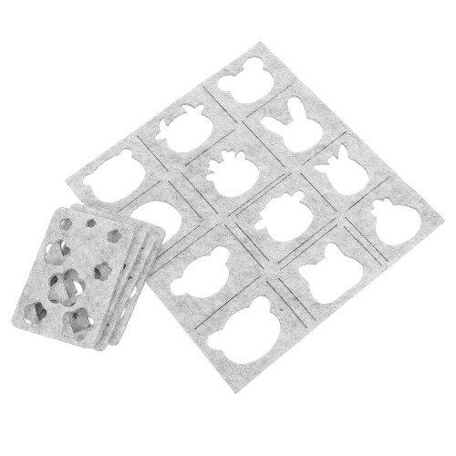 13Pcs Ullfölingsform Stickfästningsmallar För Nybörjare