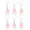 6Pcs Bebisklänning Nyckelring Barn Visning Present Bebisljus 6