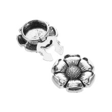 2 St Cufflinks För Kvinnor, Legering, Retro, Skjutknappshölje
