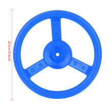 Kunststoff-Spielplatz-Lenkrad 26,5 cm Blau