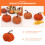 Artificial Pumpkins Decoration Table Thanksgiving Party Layout Prop 10