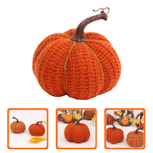 Artificial Pumpkins Decoration Table Thanksgiving Party Layout Prop 1