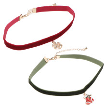 2 Stycken Julhalsband Smycke Ornament Festival Krag Pändel