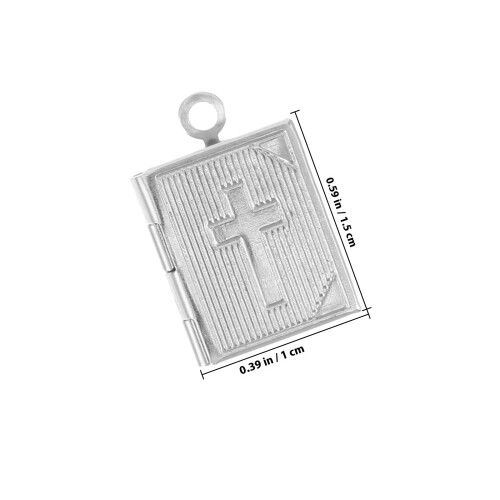 5 St Locket Halsband Pendants Charm Tillbehör 1