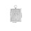 5 St Locket Halsband Pendants Charm Tillbehör 3