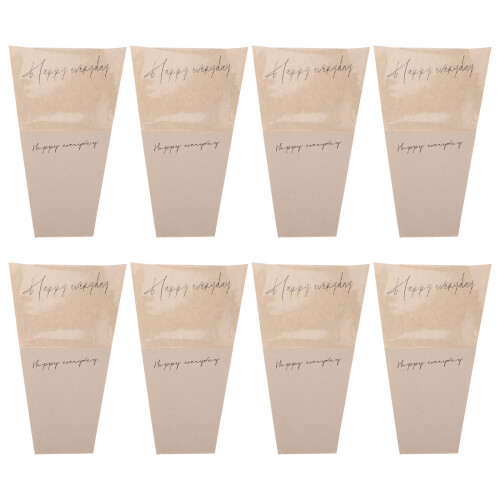 20Pcs Bouquet Wrapping Bag Blomsterbindningspåse Florist Förpackning 1