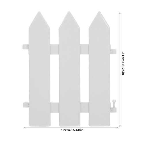 detachable white fence panel for christmas tree holiday decor 1