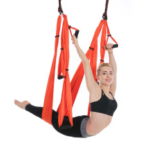 Yoga Hammock Set Aerial Ultralight AntiGravity Swing, Home Yoga Inversions, Flexibility & Core Strength, 10Inch