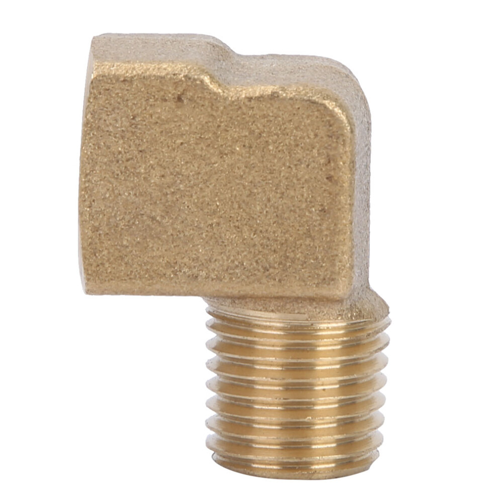 1/4" Npt Brass 90 Degree Elbow Fitting For Water Gas And Fuel Transfer 4961363401902