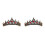2 Stycken Bridal Tiara Huvudprydnad Bröllops Hår Smycke 3