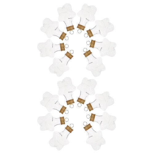 32 Pcs Julalkoholdroppar: 50 Ml Stjärnformade Godisburkar Med Lock 2