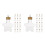 32 Pcs Julalkoholdroppar: 50 Ml Stjärnformade Godisburkar Med Lock 6