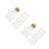 32 Pcs Julalkoholdroppar: 50 Ml Stjärnformade Godisburkar Med Lock 8