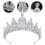 Bride Crown Bröllopsbrud Tiara Kroon Hårsmycke 7