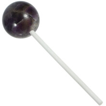 Lollipop Rekvist Festlig Bröllopsfoto Kristalllollipop