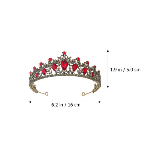 1 Styck Barockinspirerad För Bröllopskrona Tiara 1