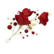 Bride Rose Huvudprydnad Bröllopsdekoration För ( )