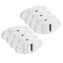8Pcs Rullgardinsremguidning För 14 Mm Band – Borste
