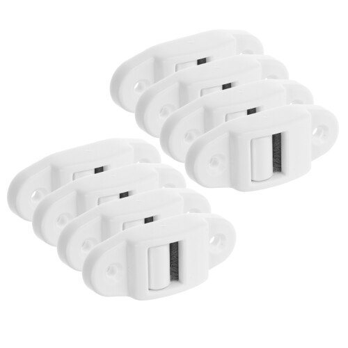 8Pcs Rullgardinsremguidning För 14 Mm Band – Borste