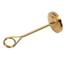 Lightweight Gold 15.5cm Stainless Steel Table Number Clip Fade Resistant