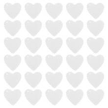 50Pcs Pappershängkort, Papperskort, Hjärtformade Kort