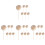 24 Pcs Falska Blommor Essentiell Aroma Diffusor 4