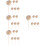 24 Pcs Falska Blommor Essentiell Aroma Diffusor 9
