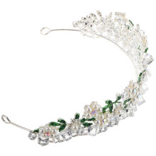 Rhinestone Bröllopsband Med , Pärlor Och , Blomkrona Tiara