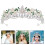 Rhinestone Bröllopsband Med , Pärlor Och , Blomkrona Tiara 9