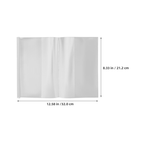 50Pcs Vattentät Bokficka: 22K Dokumentskydd – Transparent Plasthölje 2
