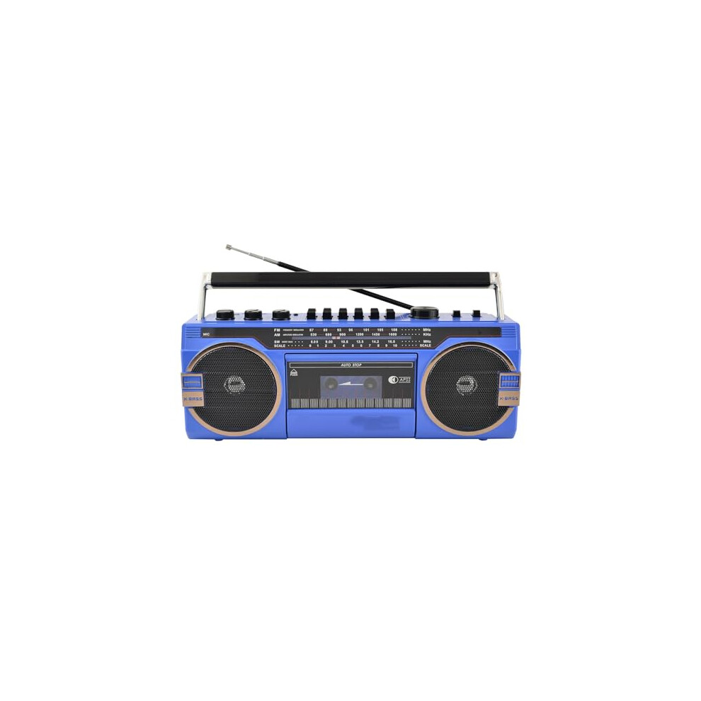 Retro Boombox Cd Cassette Radio Bluetooth With Volume Knobs Portable Stereo For Travel And Family Gatherings 9105992307791