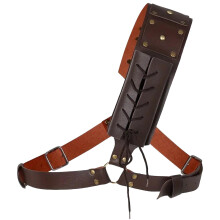 Light Sabers Holster Back Holder for Medieval Renaissance Sabers Scabbard, Adjustable PU Leather Belt Holder, Cosplay Knights