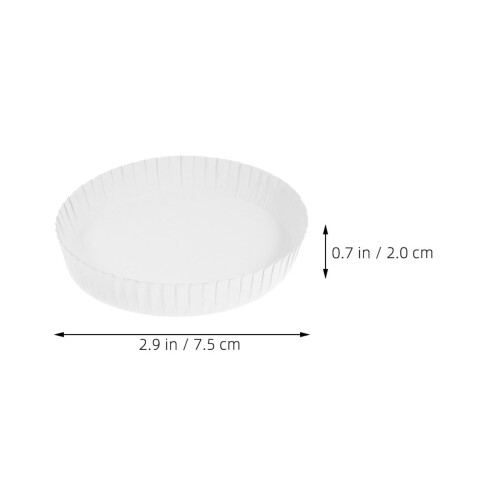 200Pcs Försäljningslock: Engångs Pappersunderlägg 8 Cm 1