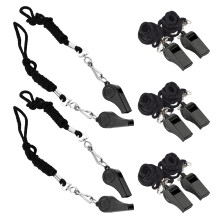 10Pcs För Tränare: Plastvisslar Lanyard Hög Ljudstyrka