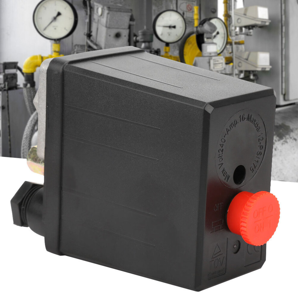 Durable G1/4" Air Compressor Pressure Switch 0.4-0.7Mpa 220V 7671363404311