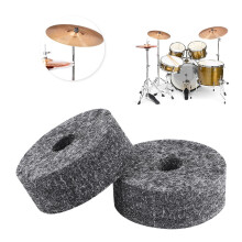 Black Cymbal Felt Pads 8 Pcs Set for Drums Replacement Parts Accessory