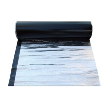 Aluminum Foil Bitumen Tape Heat Insulation Butyl Self Adhesive Sealing Tape Waterproof Roof  0.5x2m